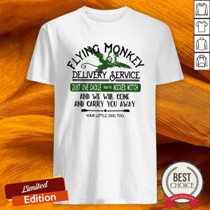 Flying Monkey Delivery Service Just One Cackle From The Wicked Witch Shirt
