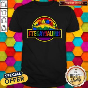 Official LGBT Stegaysaurus Shirt