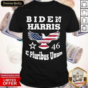 Official Biden Harris E Pluribus Unum 2021 Inauguration Eagle American Flag Shirt