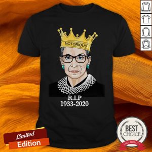 Notorious RBG RIP 1933 2020 Shirt
