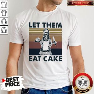 Skull Let Them Eat Cake Vintage Shirt
