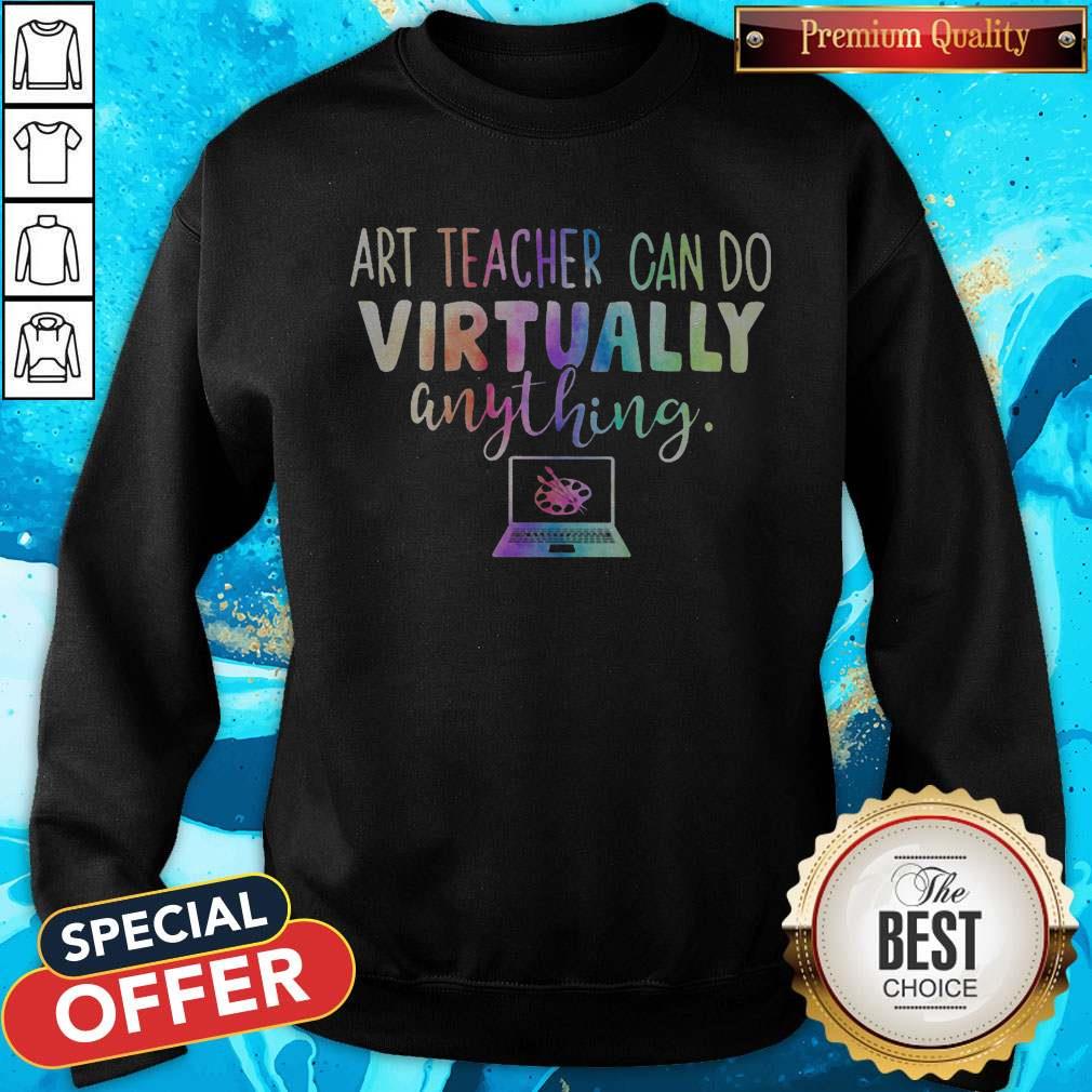 Art Teacher Can Do Virtually Anything Computer Color Shirt