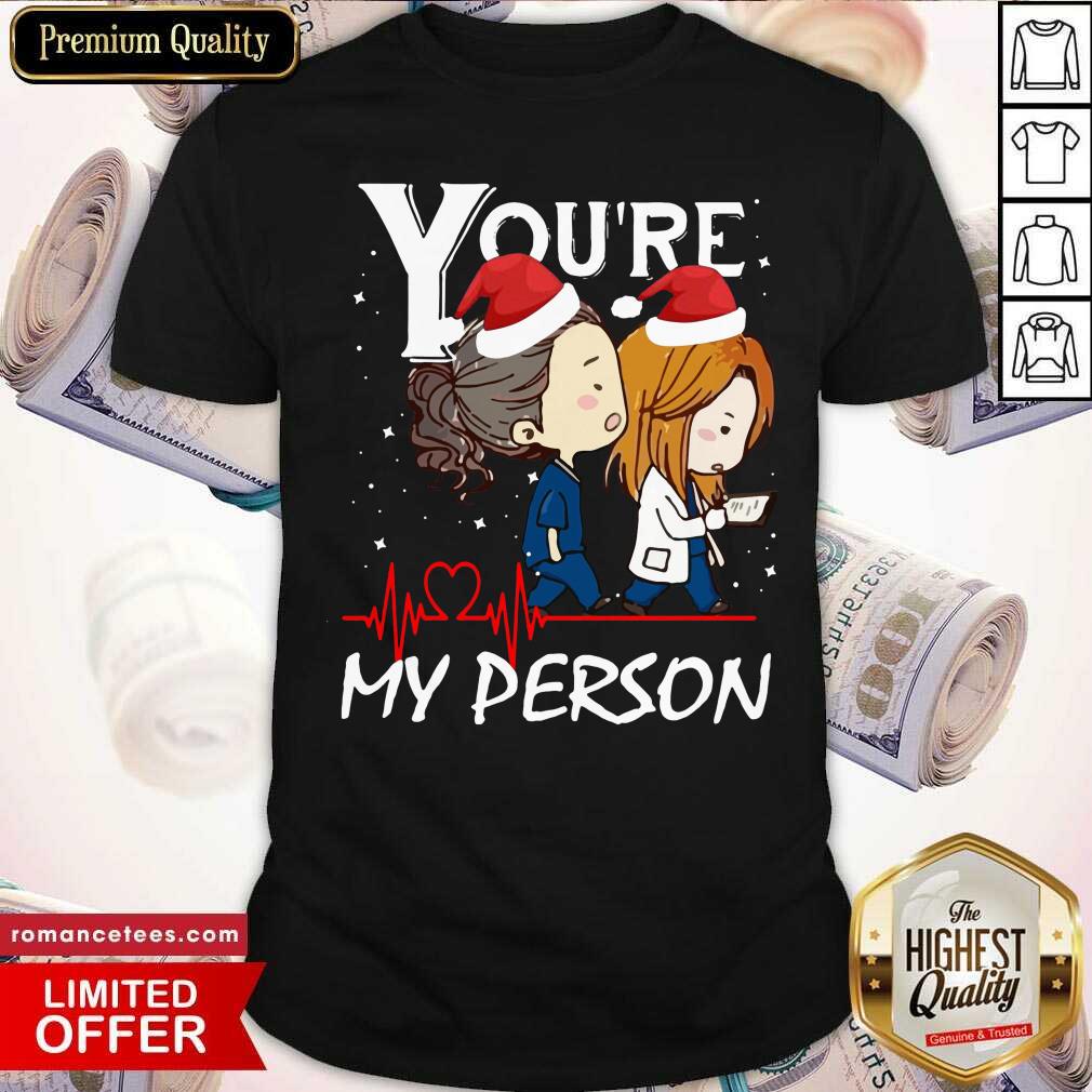 Best You’re My Person Grey’s Anatomy Christmas Shirt