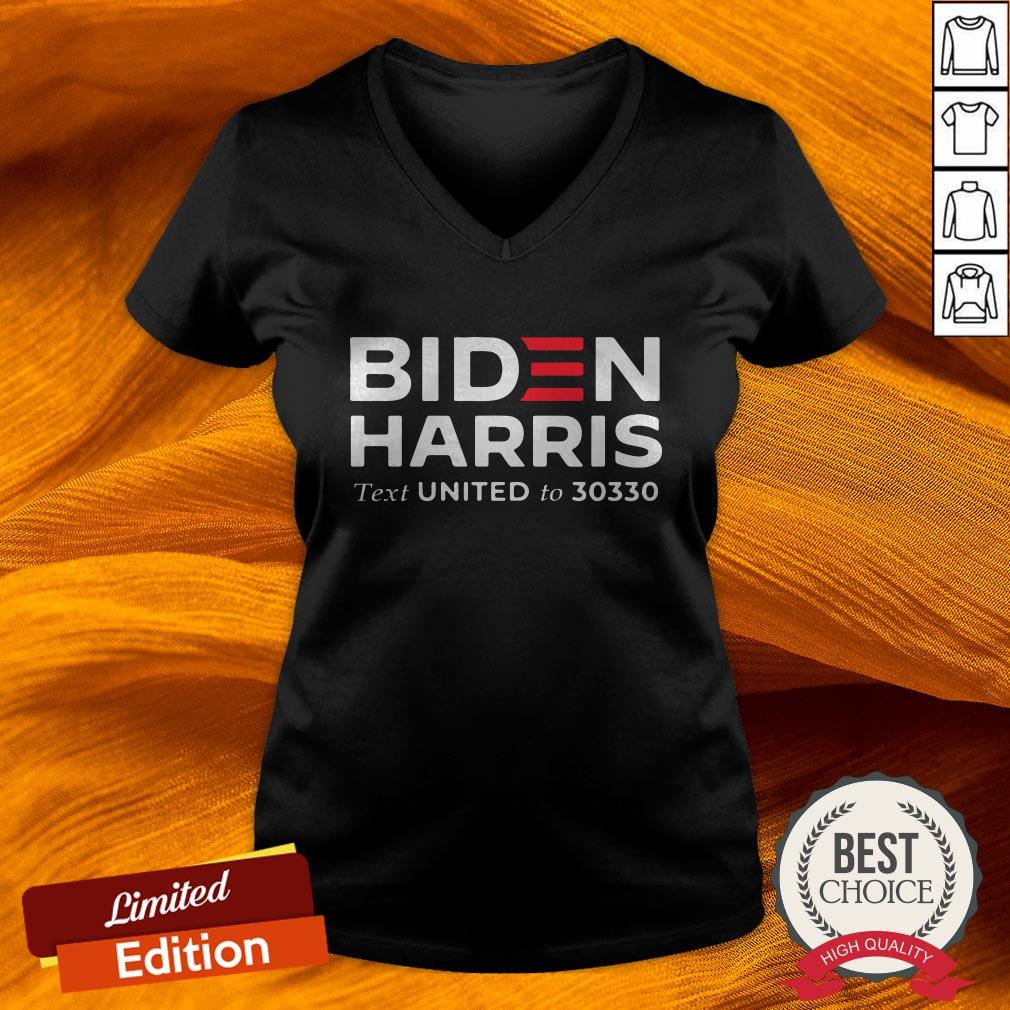 Biden Harris Text United To 30330 Shirt