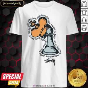 Premium Stussy Merch Hidden Pawn Shirt