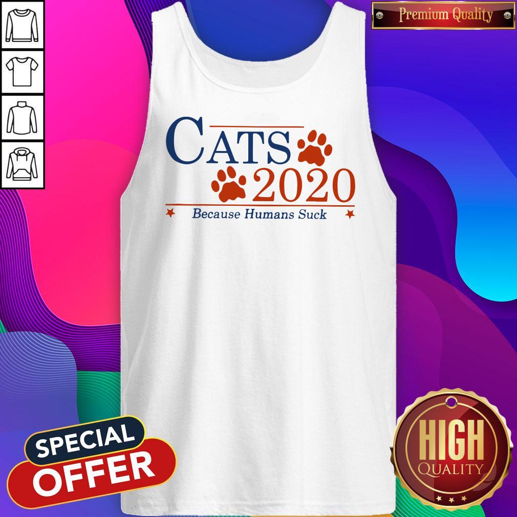 Cute Cats 2020 Because Humans Suck Shirt