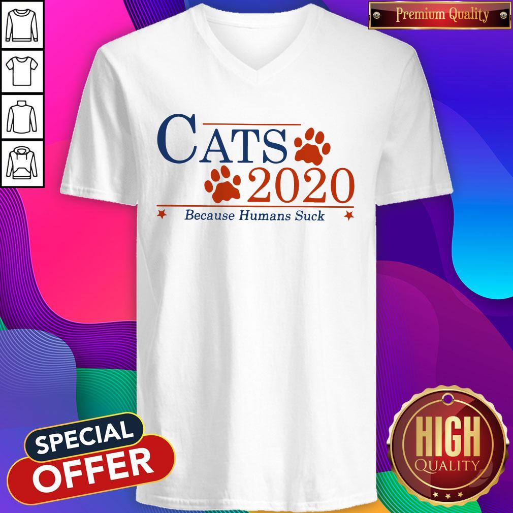 Cute Cats 2020 Because Humans Suck Shirt