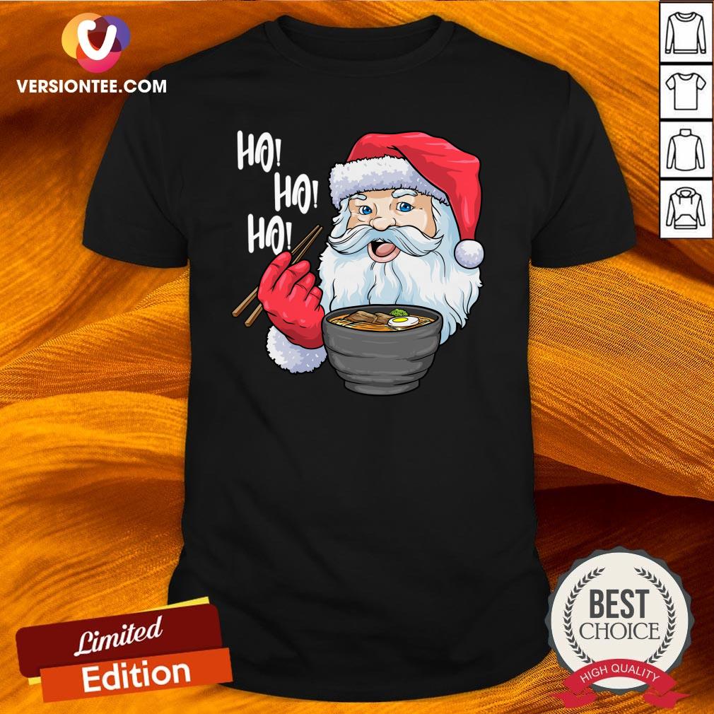Cute Santa Ramen Noodles Shirt