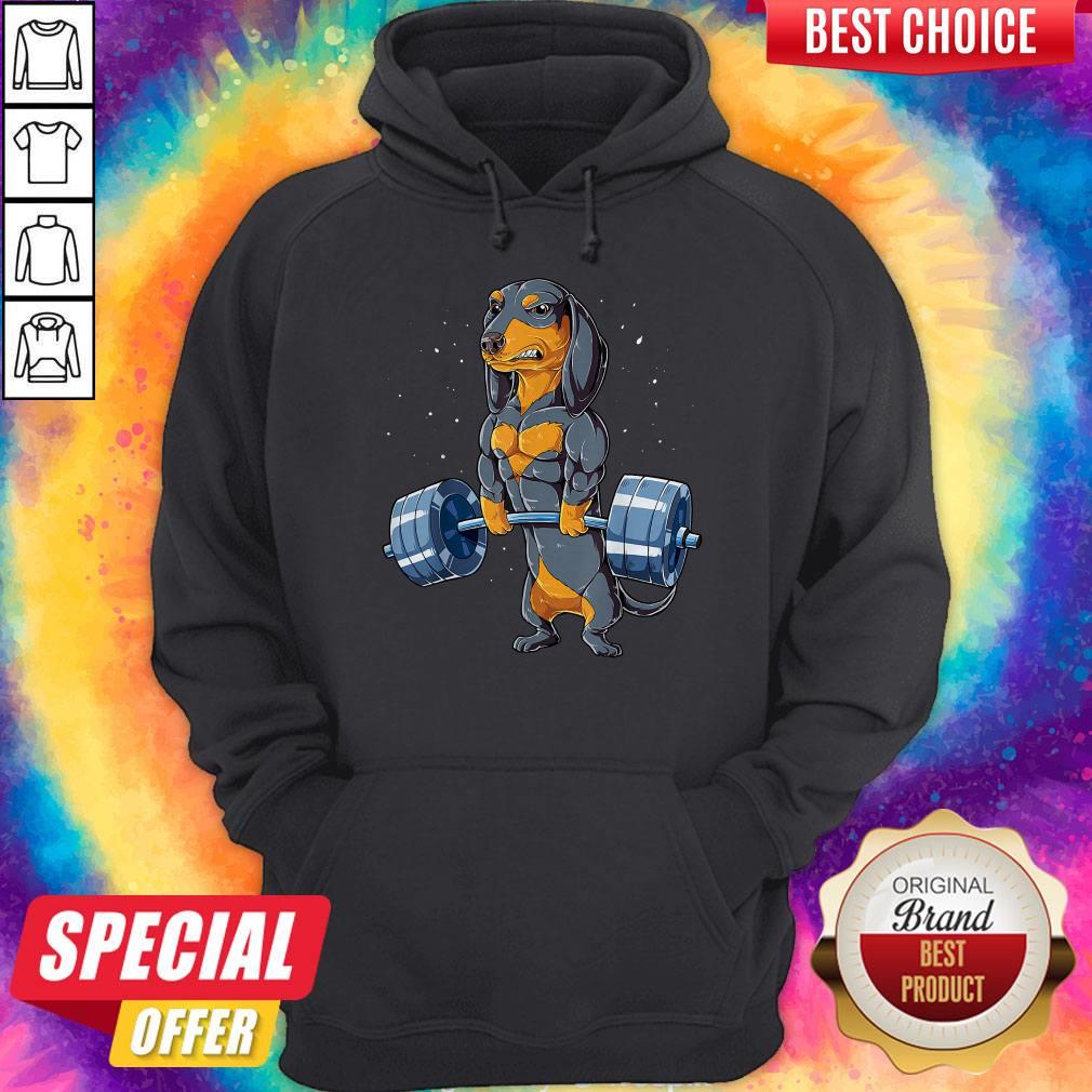 Dachshund Weightlifting Fitness Gym Shirt