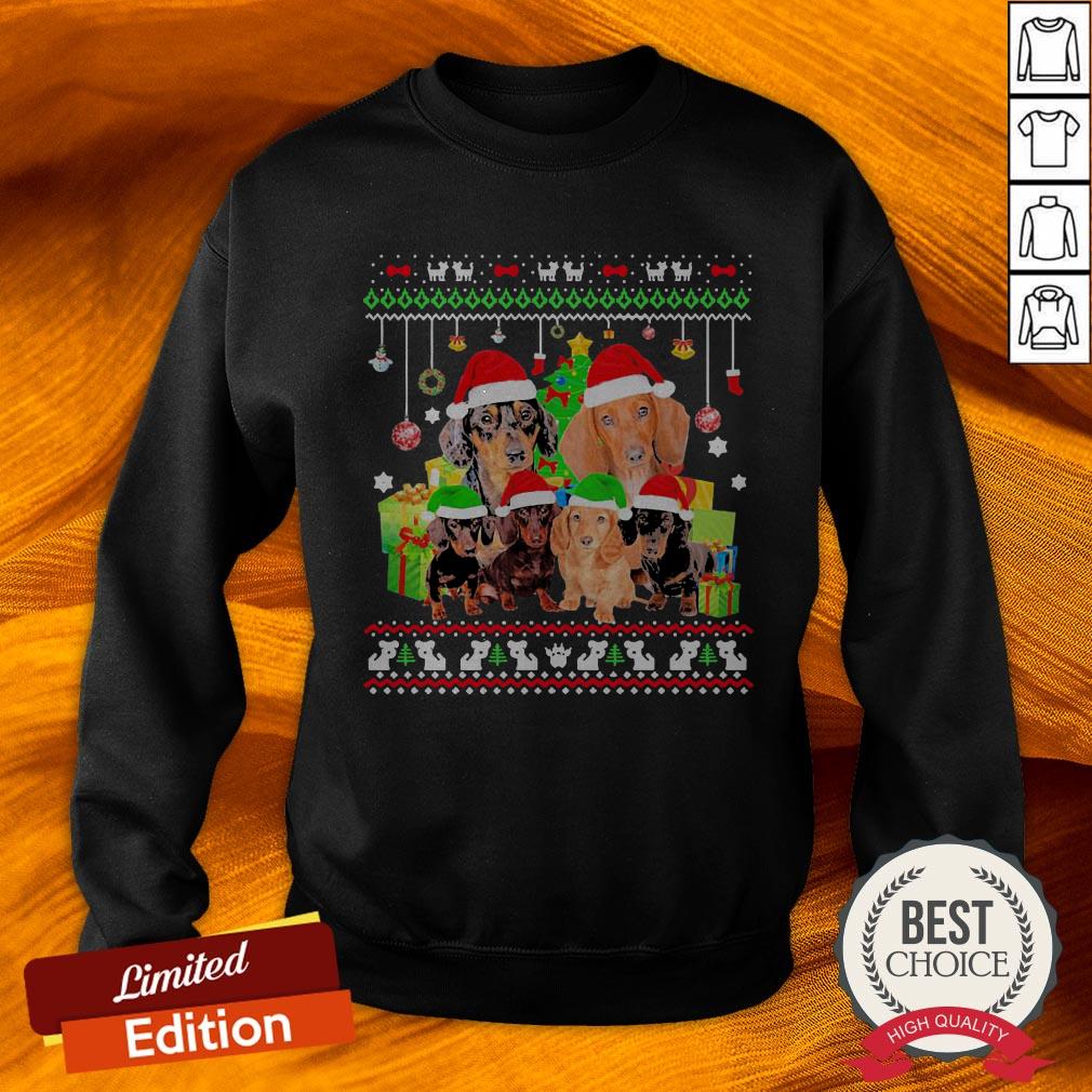 Dachshunds Merry Christmas Shirt