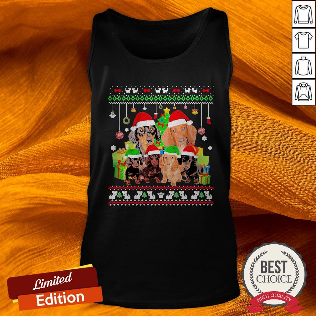 Dachshunds Merry Christmas Shirt