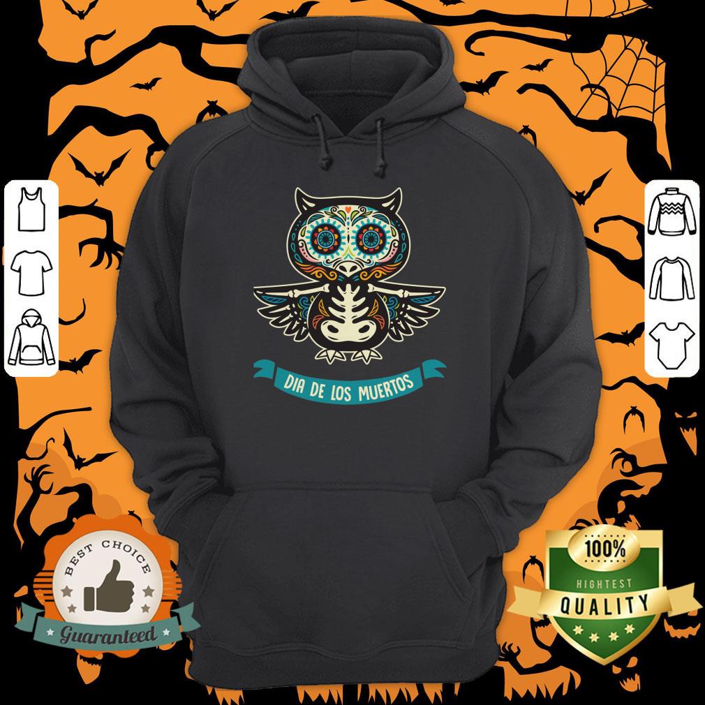 Day Of The Dead Dia De Los Muertos Sugar Skull Owl Shirt