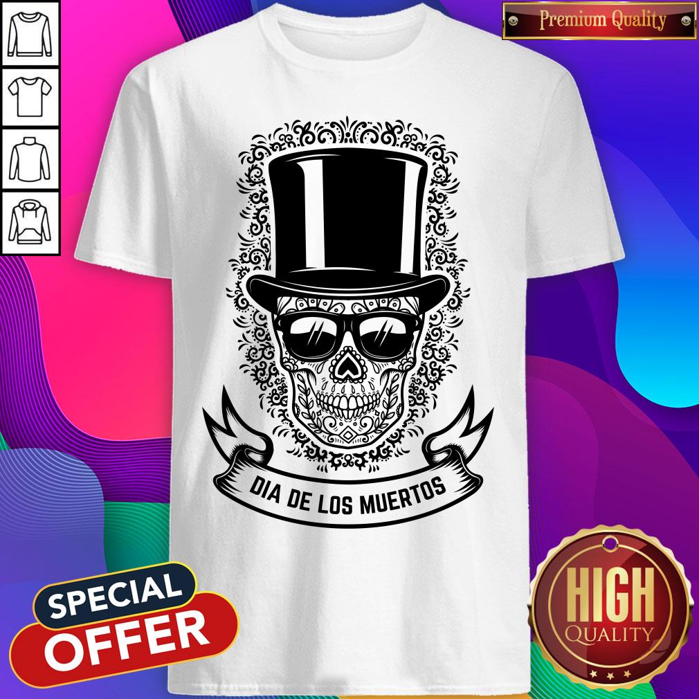 Dia De Los Muertos Gentlemen Sugar Skull Shirt