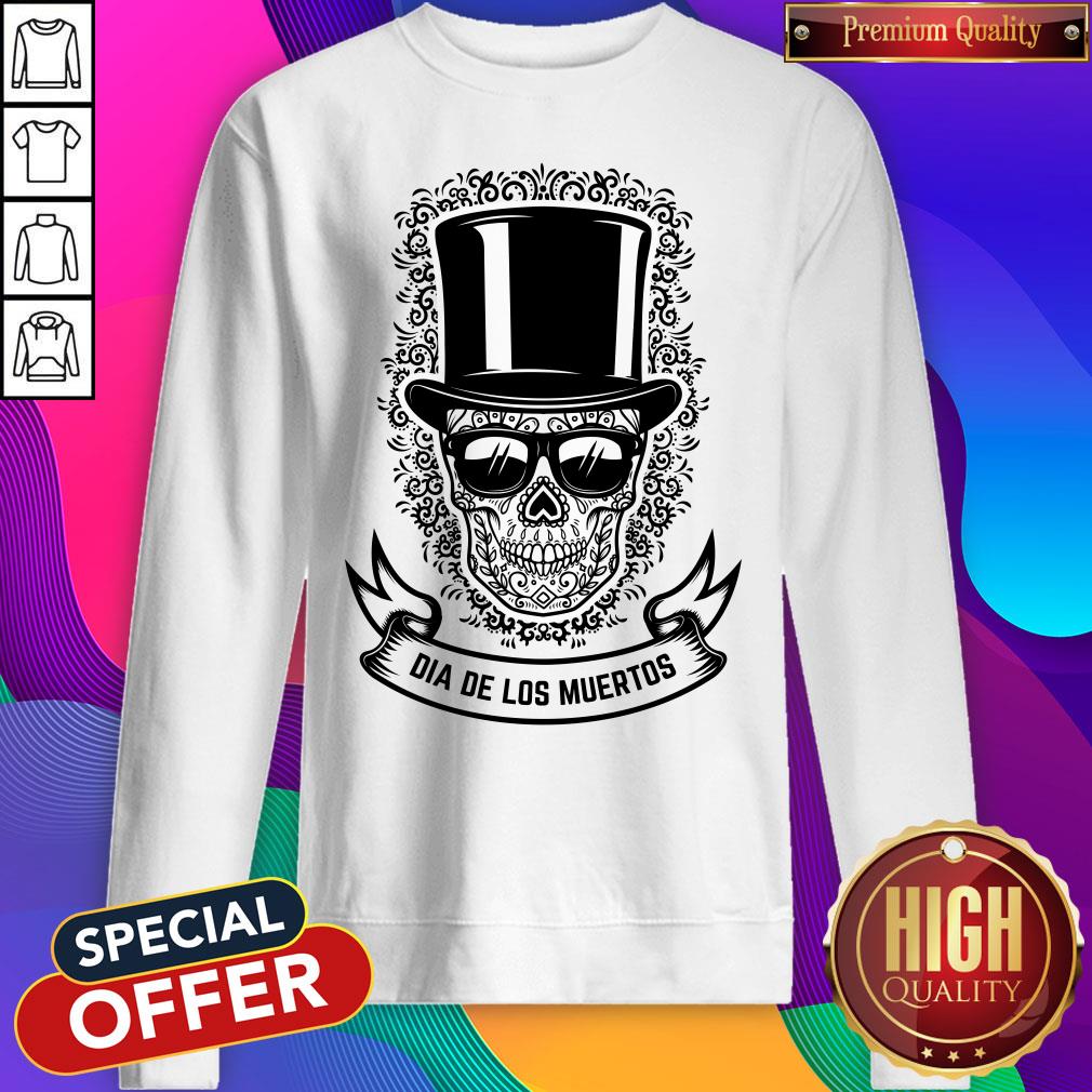 Dia De Los Muertos Gentlemen Sugar Skull Shirt