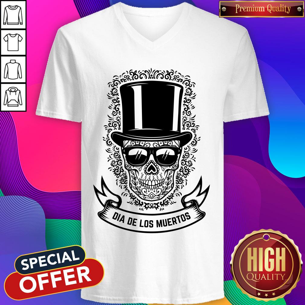 Dia De Los Muertos Gentlemen Sugar Skull Shirt
