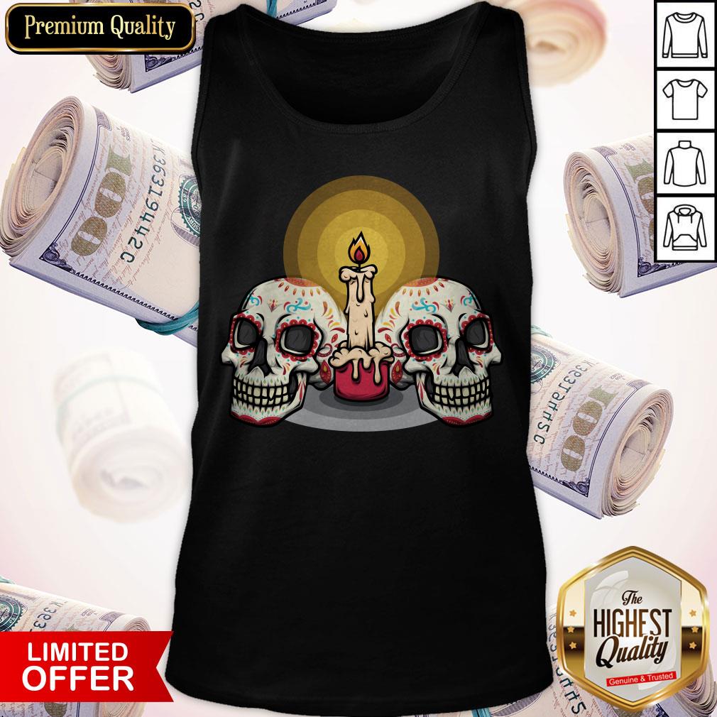Double Sugar Skull Day Of The Dead Muertos Shirt