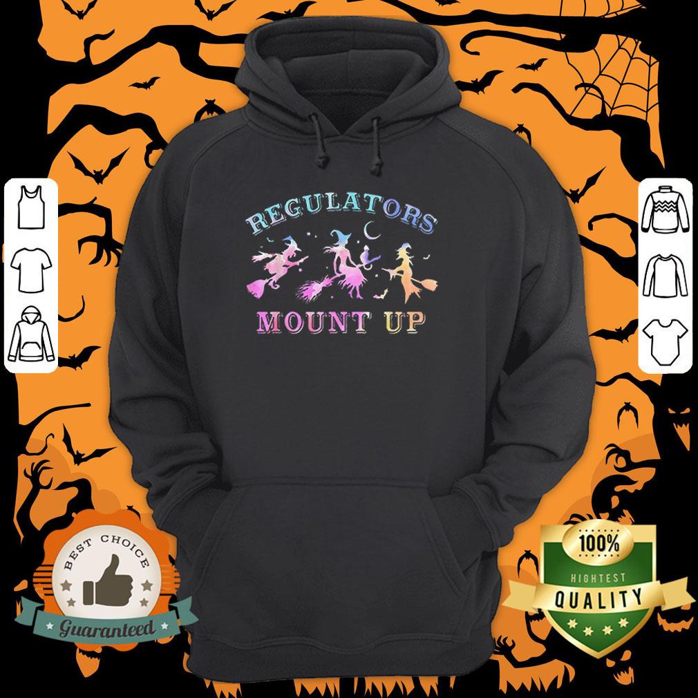 Funny Halloween Witch-Regulators Mount Up Broomstick T Shirt