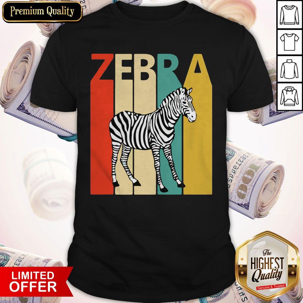 Funny Zebra Animal Animal Gift Baseball Shirt