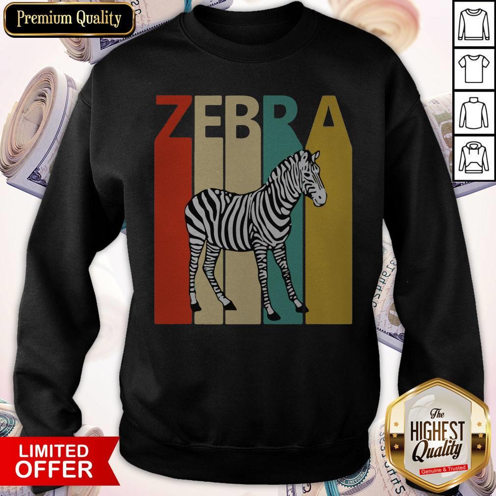 Funny Zebra Animal Animal Gift Baseball Shirt