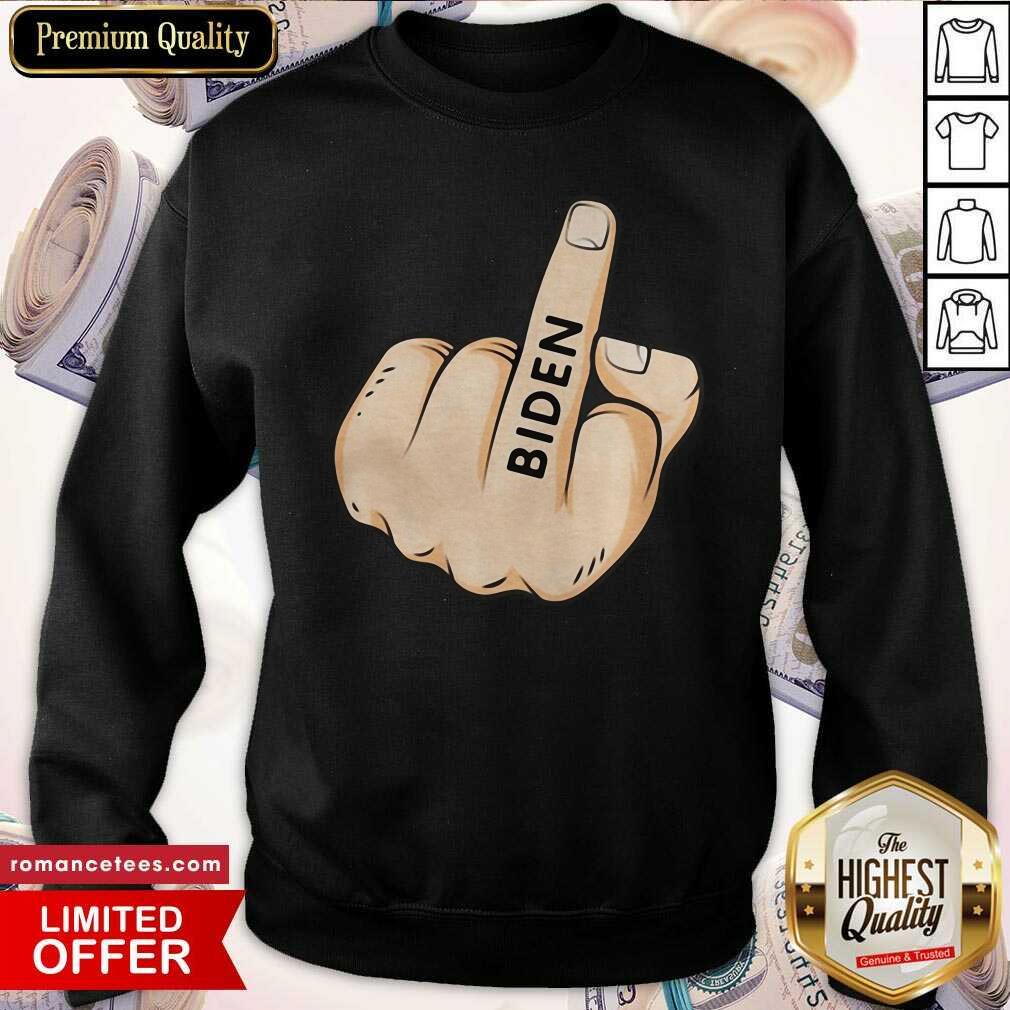 Good Middle Finger Fuck Biden Unisex Shirt