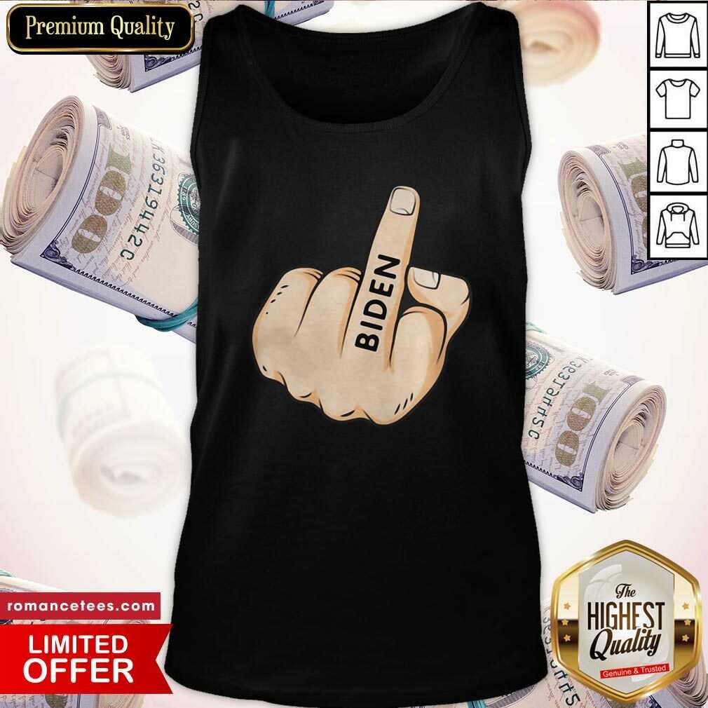 Good Middle Finger Fuck Biden Unisex Shirt