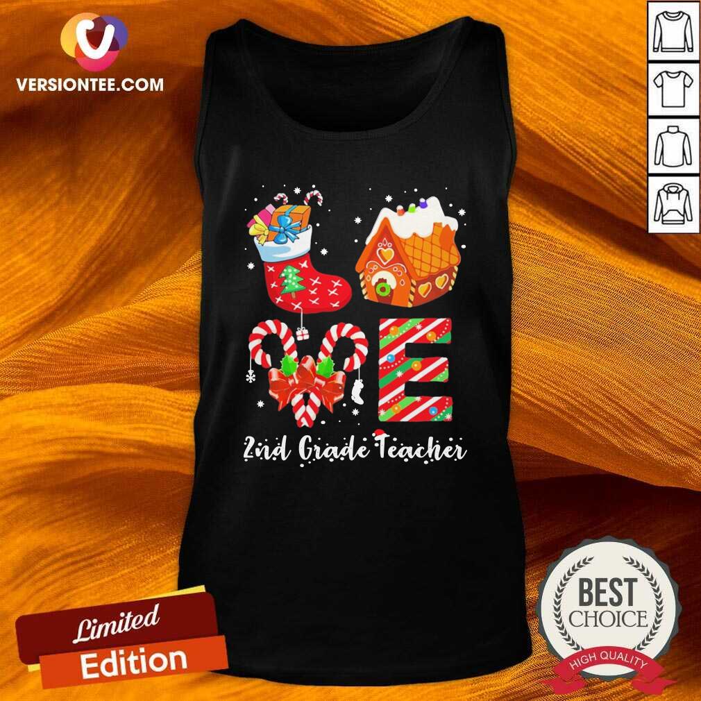 Good Socks House 2nd Grade Teacher Merry Christmas Shirt