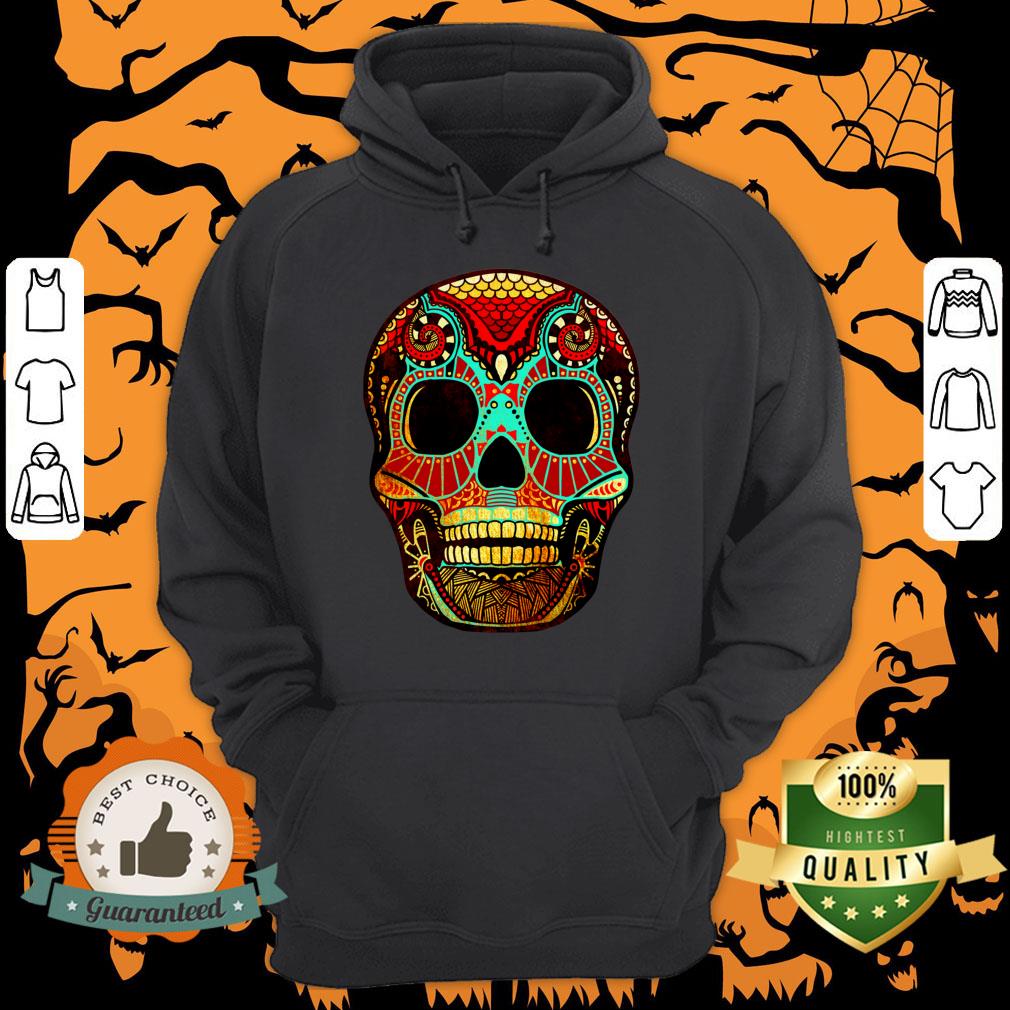 Grunge Skull Dia De Los Muertos Day Of Dead Shirt