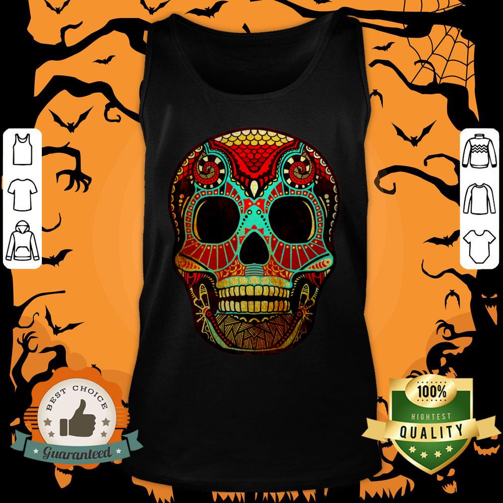 Grunge Skull Dia De Los Muertos Day Of Dead Shirt