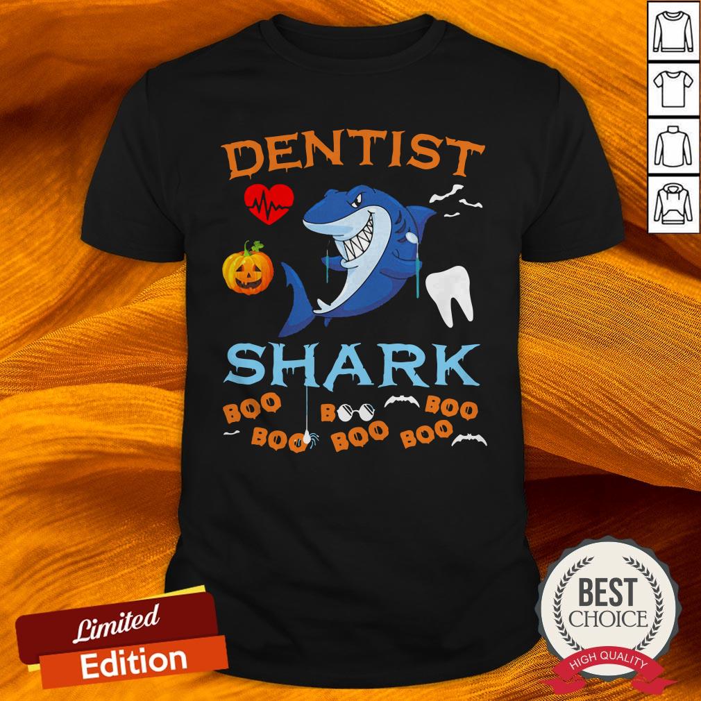 Halloween Dentist Shark Boo Boo Shirt