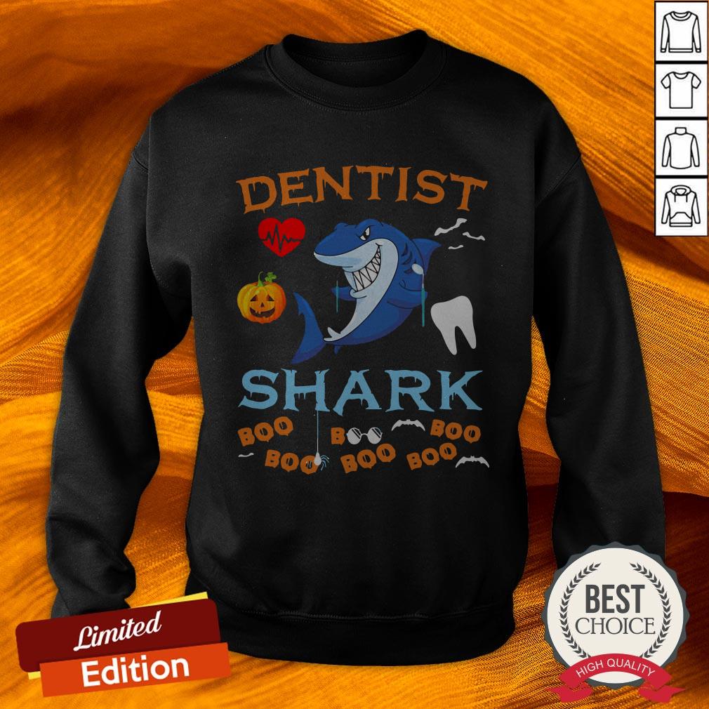 Halloween Dentist Shark Boo Boo Shirt