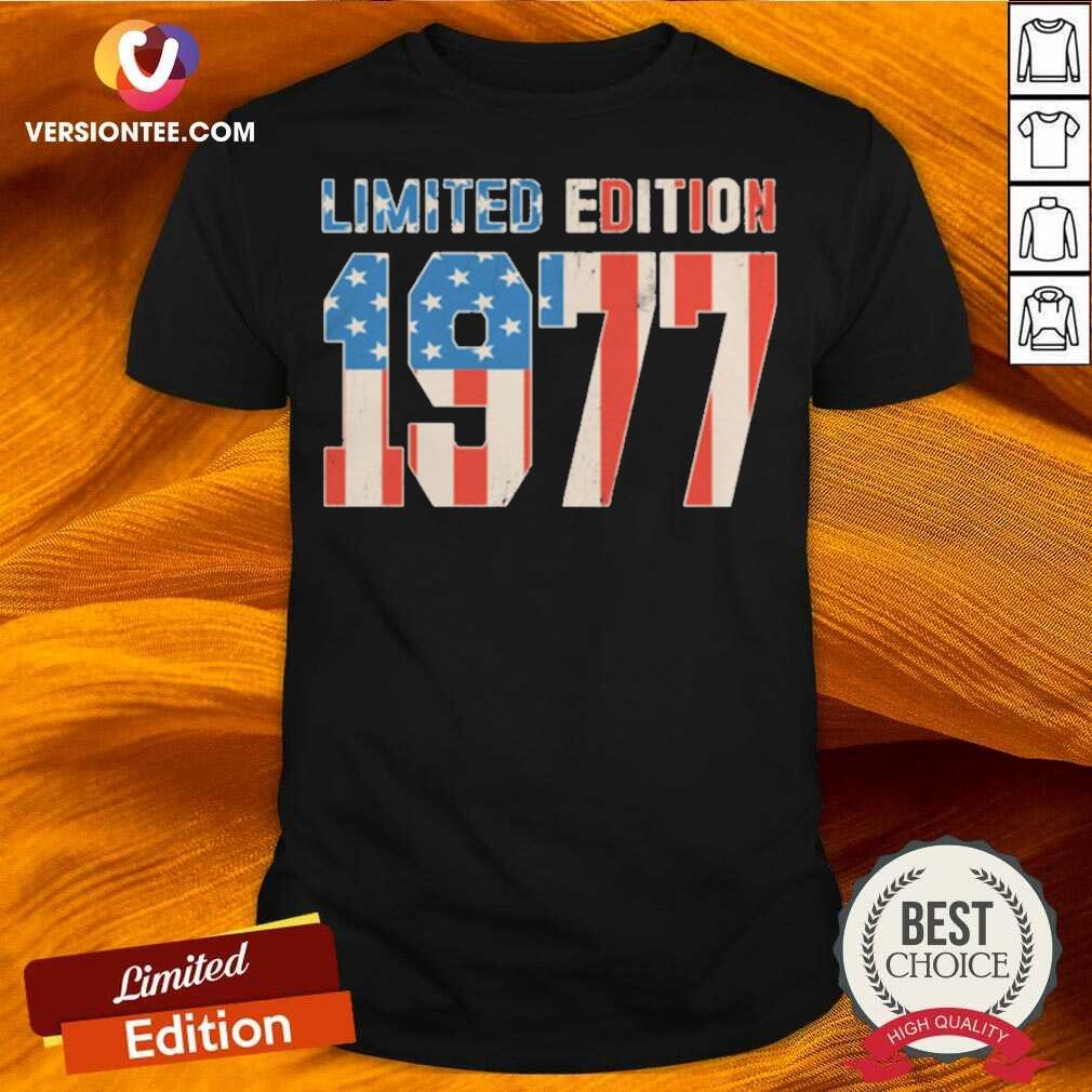 Happy Limited Edition 1977 American Flag Shirt