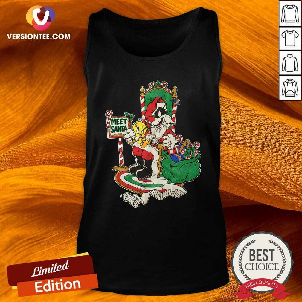 Happy Meet Santa Merry Christmas Shirt