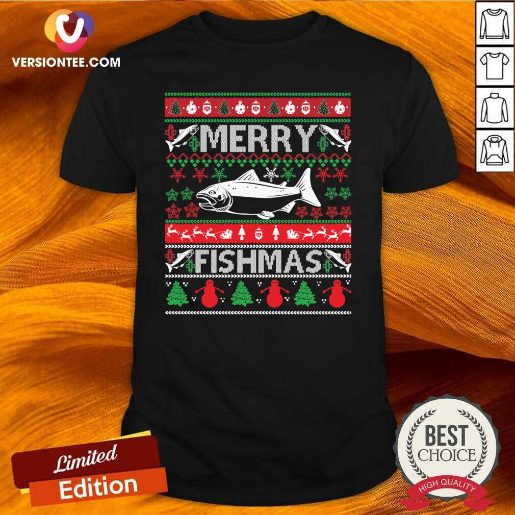 Happy Merry Fishmas Ugly Merry Christmas 2020 Shirt