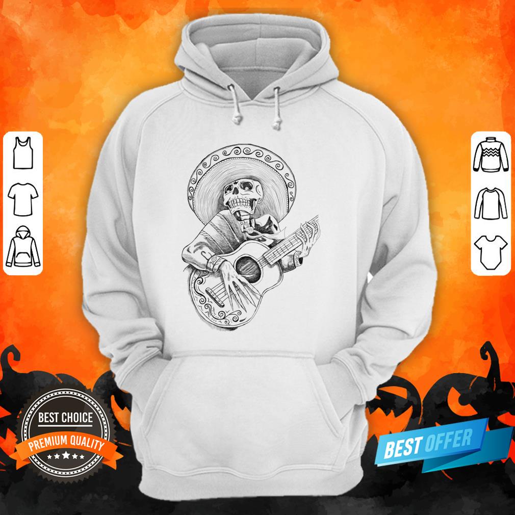 Dead Romantic Mexican Mariachi Skull Day Dead Shirt