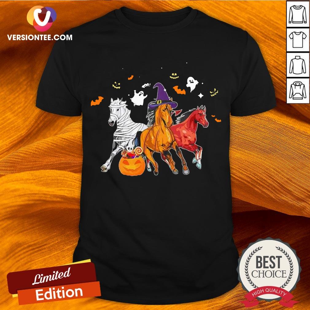 Horse Squad Witch Halloween Shirt