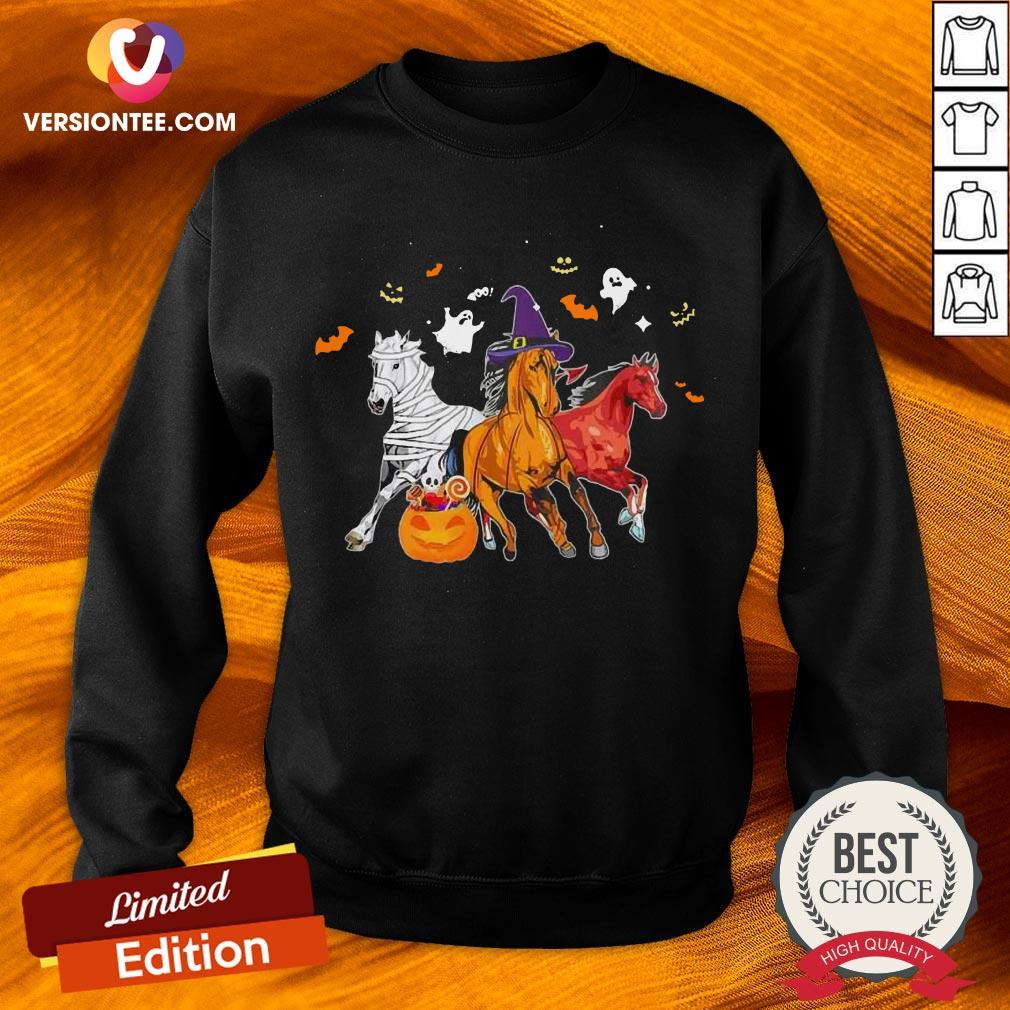 Horse Squad Witch Halloween Shirt