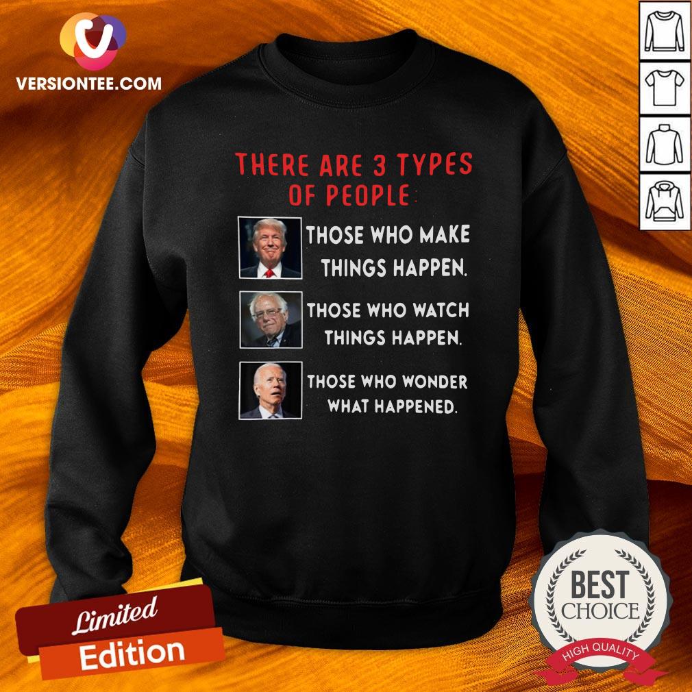 Hot Donald Trump Vs Joe Biden Vs Bernie Sanders Funny Election Shirt