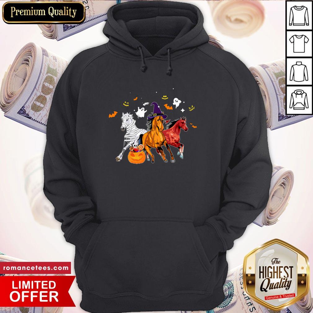Hot Horse Happy Halloween Pumpkin Shirt