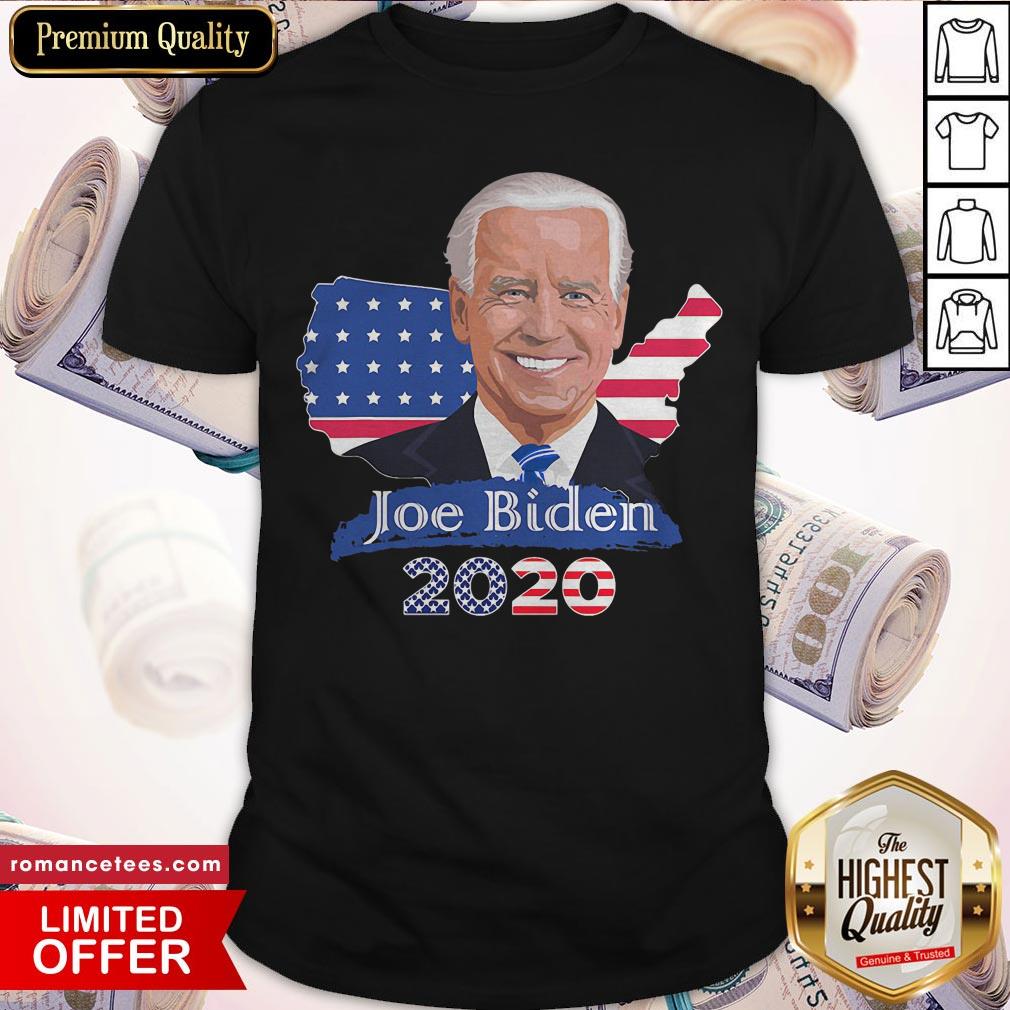 Hot Joe Biden 2020 American Flag Map Election Shirt