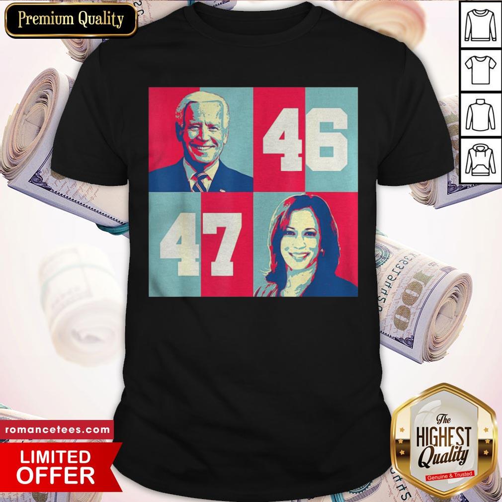 Hot Joe Biden 46 Kamala Harris 47 Vintage Shirt