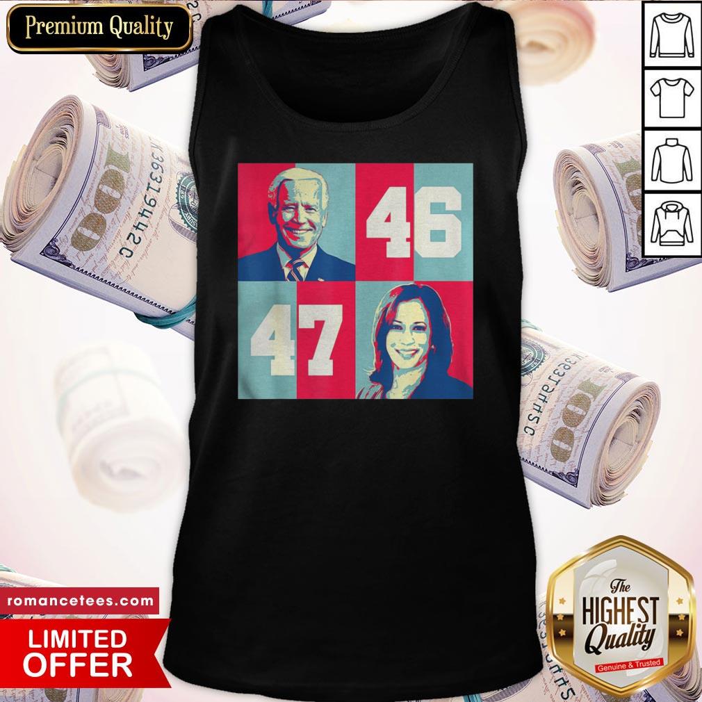 Hot Joe Biden 46 Kamala Harris 47 Vintage Shirt