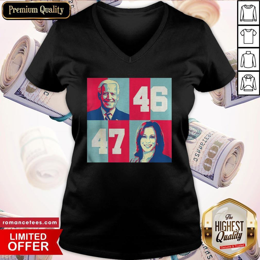 Hot Joe Biden 46 Kamala Harris 47 Vintage Shirt