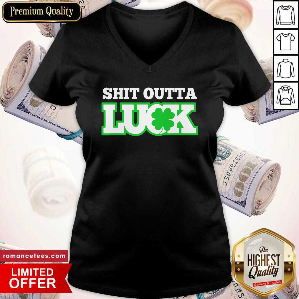 Hot Shit Outta Luck St Patrick’s Day Shirt