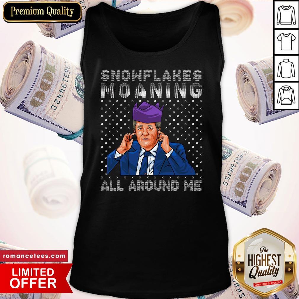 Hot Snowflakes Moaning All Around Me Christmas Shirt