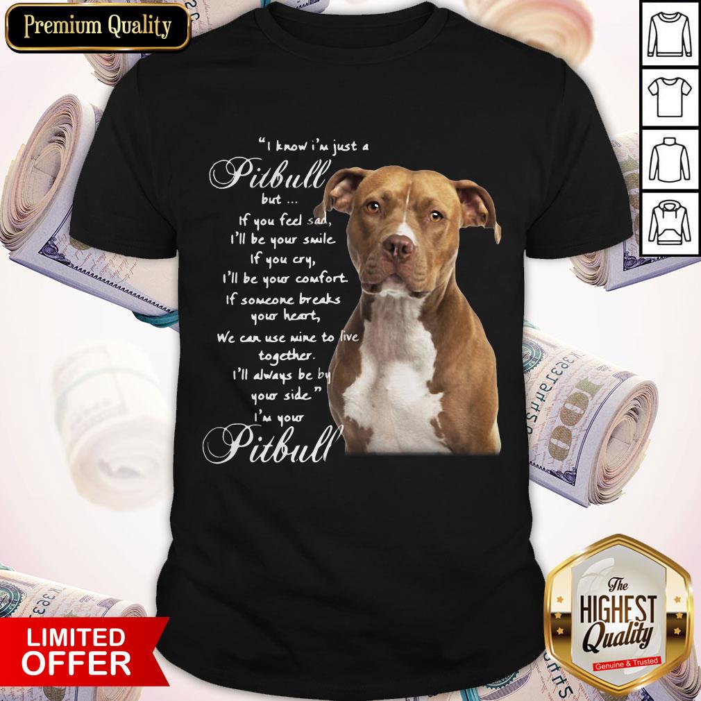 I Know I'm Just A Pitbull But If You Fele If You Cry Shirt