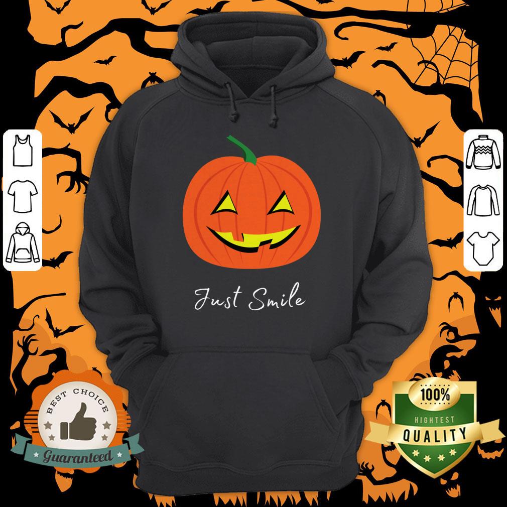 Just Smile Pumpkin Halloween Shirt
