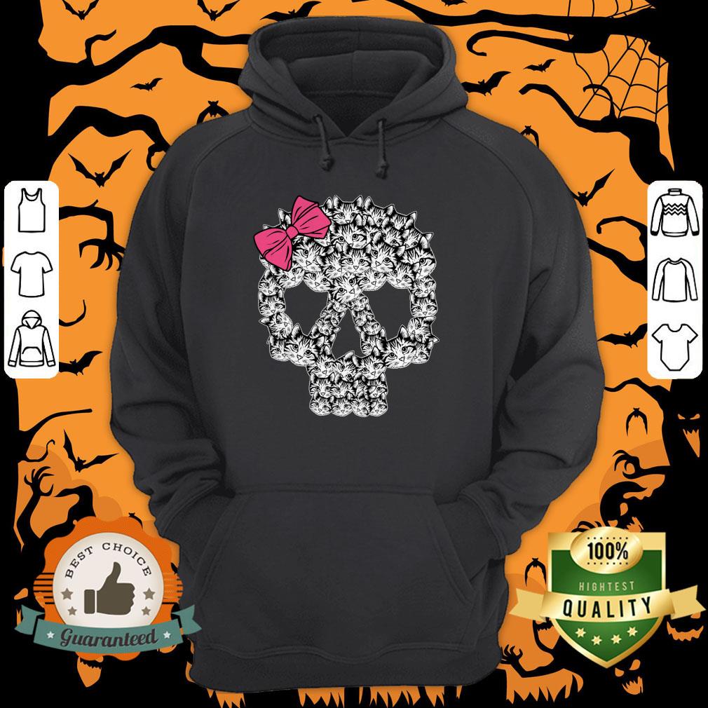 Kitten Sugar Skull Dia De Los Muertos Day Dead Shirt