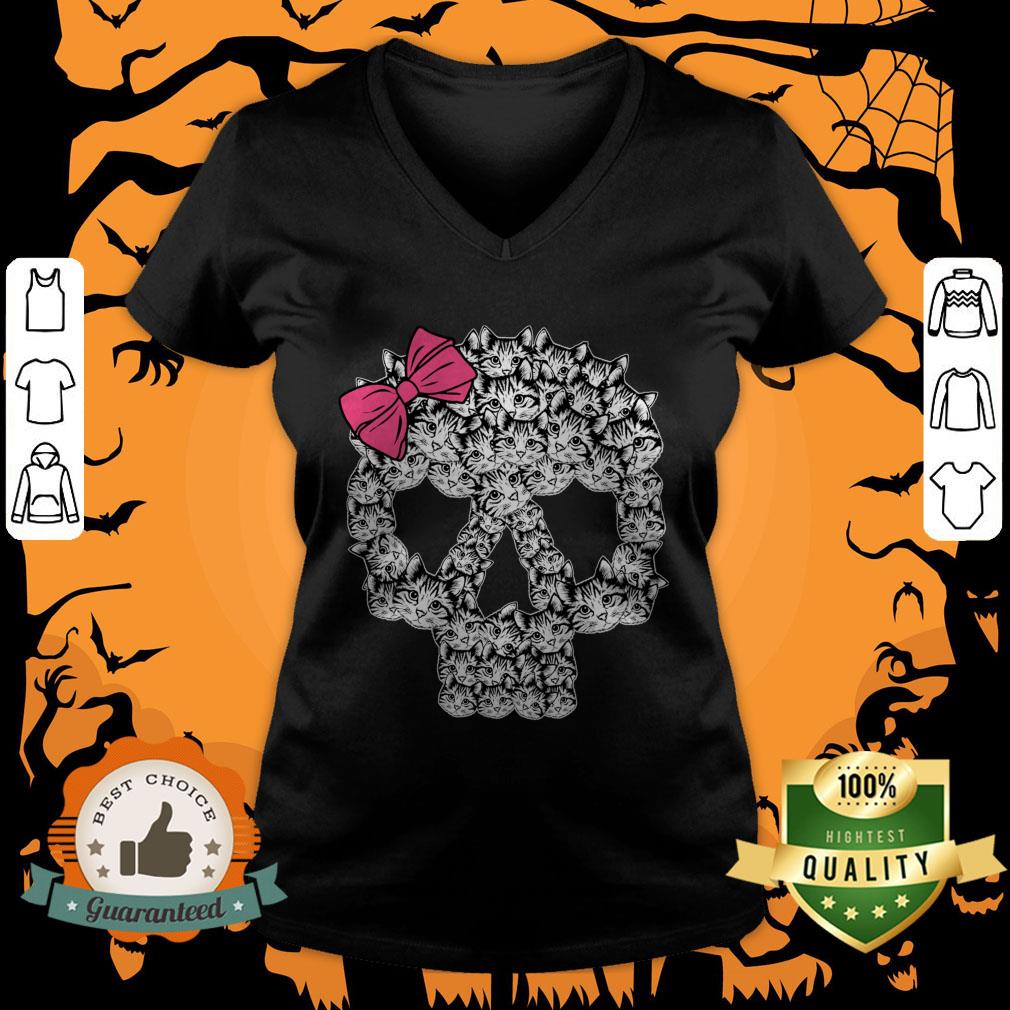 Kitten Sugar Skull Dia De Los Muertos Day Dead Shirt