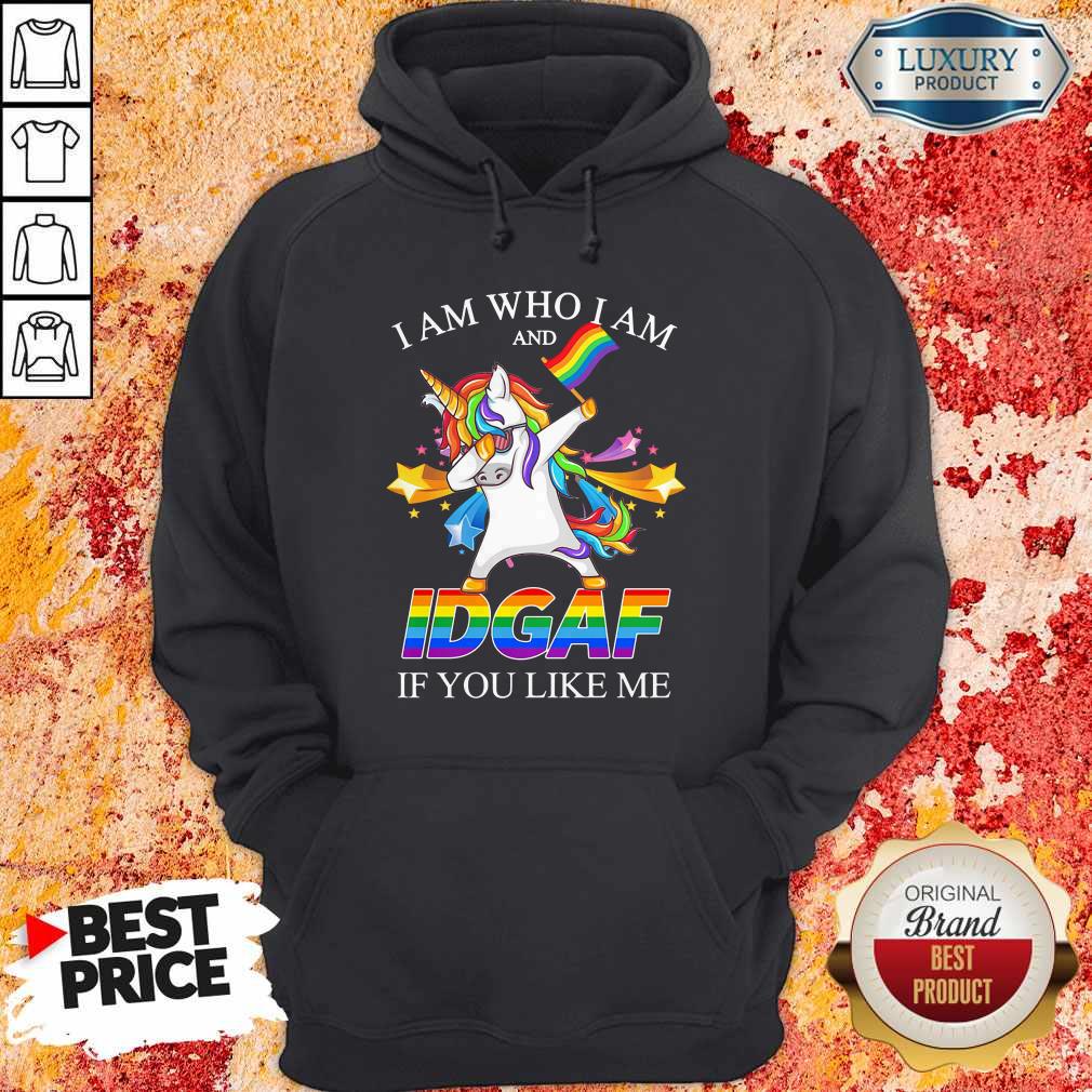 Lgbt Unicorn I Am Who I Am And Idgaf If You Like Me Shirt