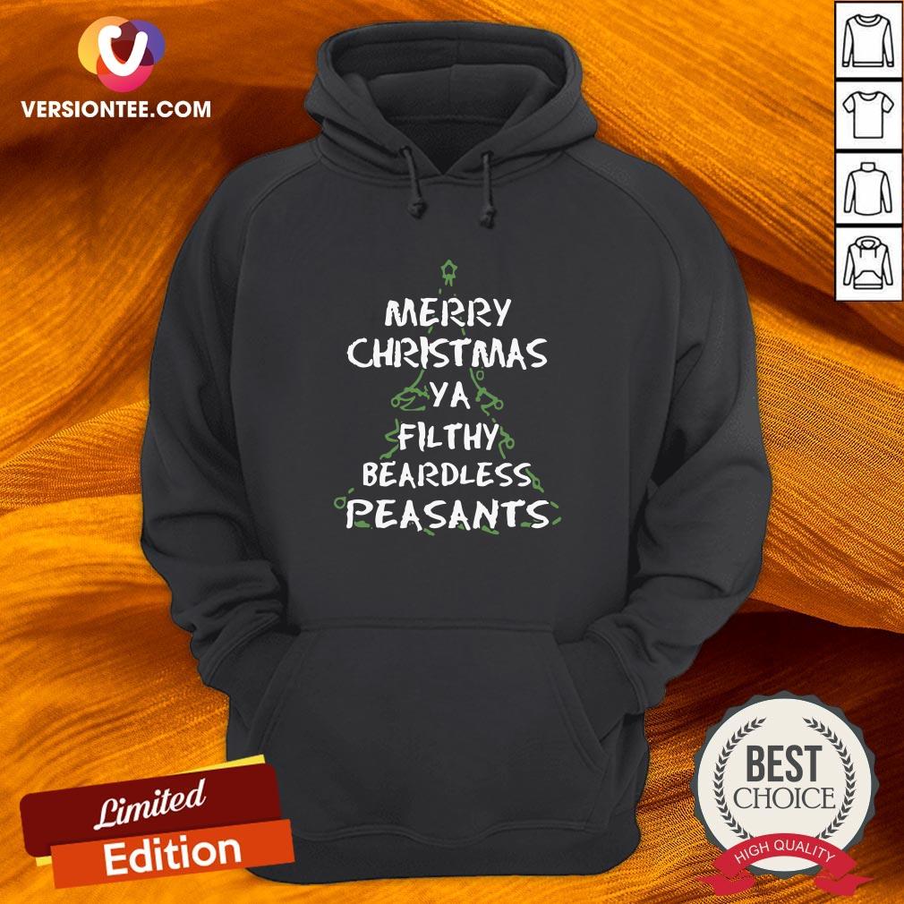 Love Merry Christmas Ya Filthy Beardless Peasants Shirt